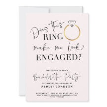 Se engagerad framtid, fru Ring Bachelorette Party