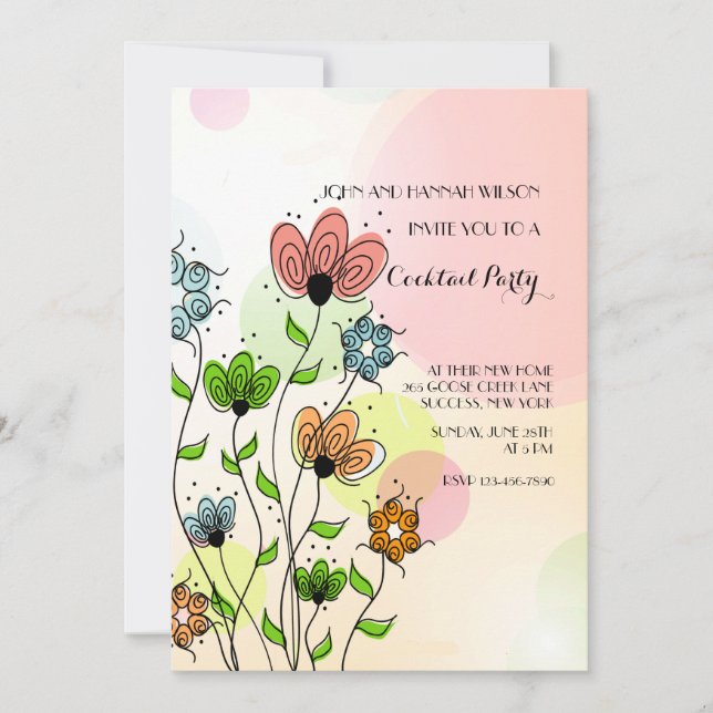 Se fläckinbjudan inbjudningar (Framsida)