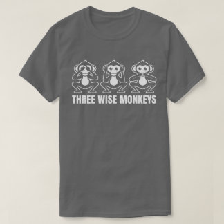Se för att höra för att tala ingen ond T-tröja för Tee Shirt