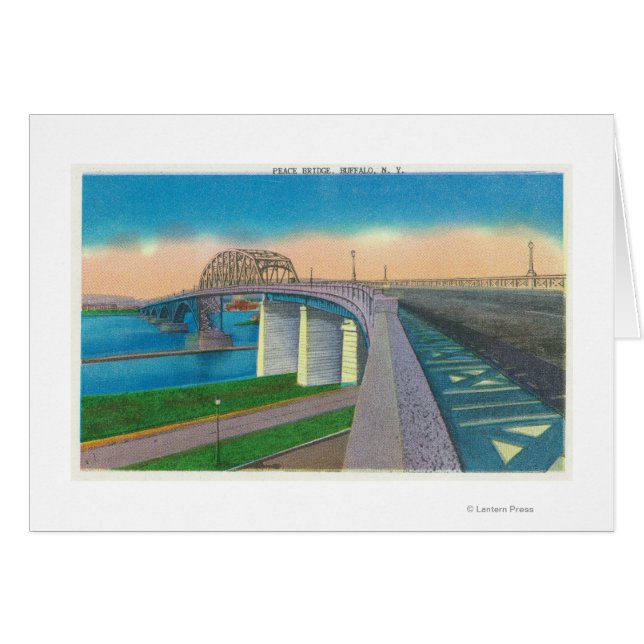 Se fredsbron hälsningskort (Framsidan Horizontal)