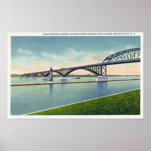 Se fredsbron över Niagarafloden Poster (Framsidan)