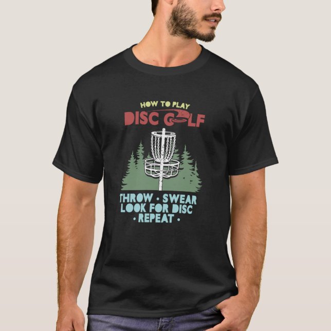 Se Frisbee Golf Player T Shirt (Framsida)