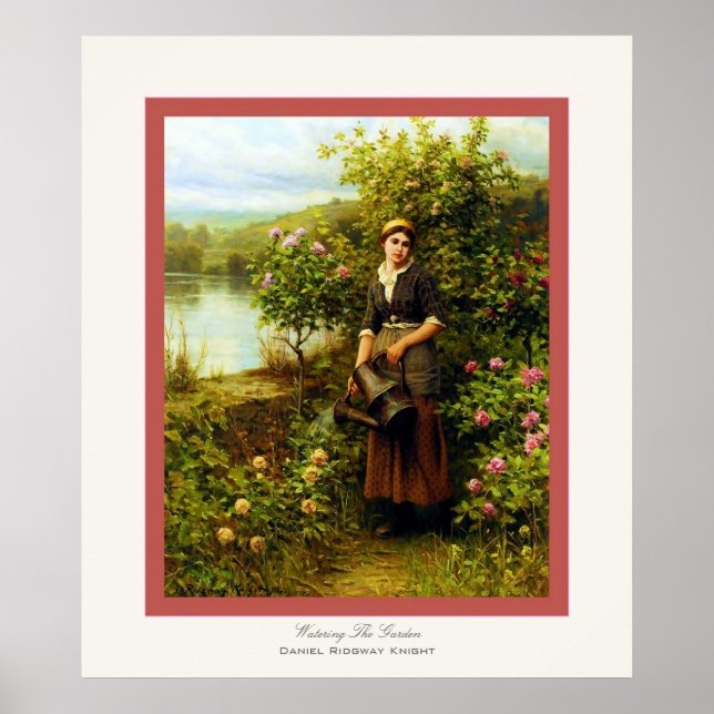 Se Garden ~ Daniel Ridgway Knight Poster (Framsidan)