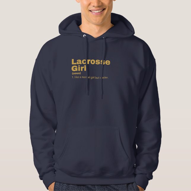 se Girl - Lacrosse Hoodie (Framsida)