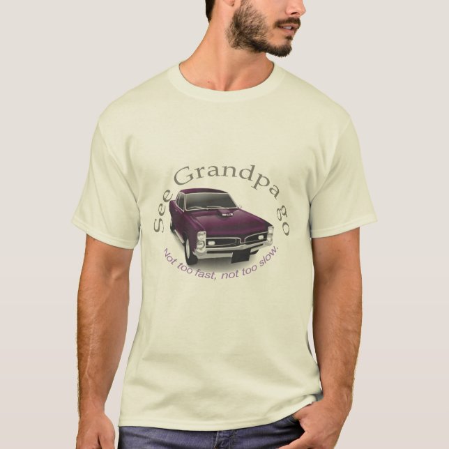 Se Grandpa Go GTO T Shirt (Framsida)