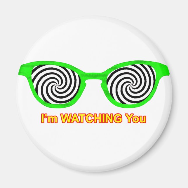 Se Grönten Hypnotize Sunglasses vid MUSEUM Magnet (Framsidan)