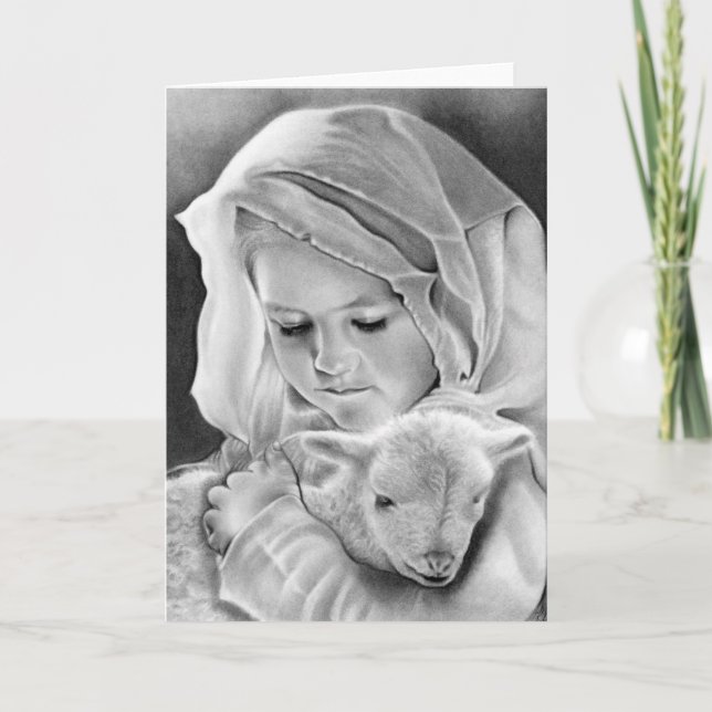 Se Guds Lamm Kort (Framsida)