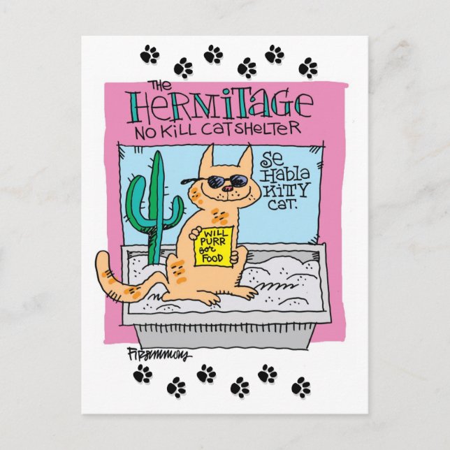 Se habla Kattunge- vykort (Framsida)