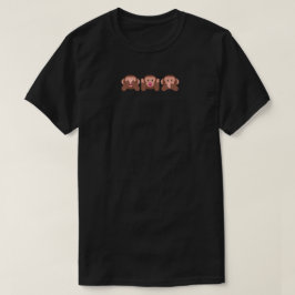 Se Hear & Speak No Evil monkey Emojis 🐵 Shirt T