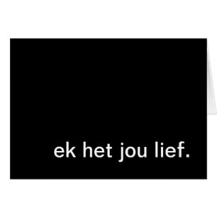 Se het jou lief. OBS kort