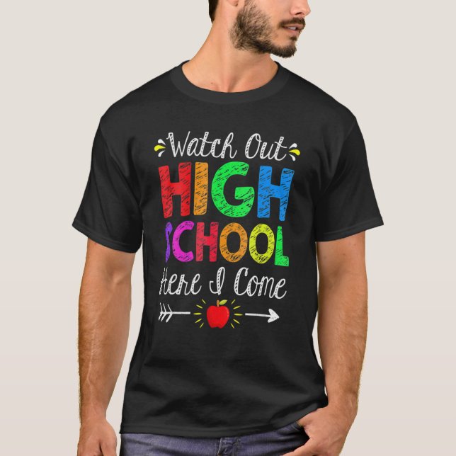 Se högskolan här i Kom Back to school T Shirt (Framsida)