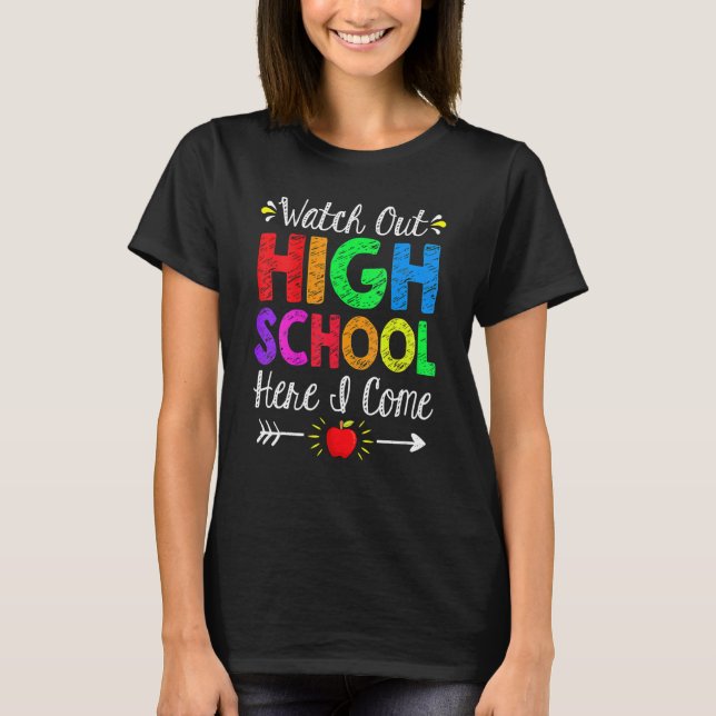 Se högskolan här i Kom Back to school_ T Shirt (Framsida)