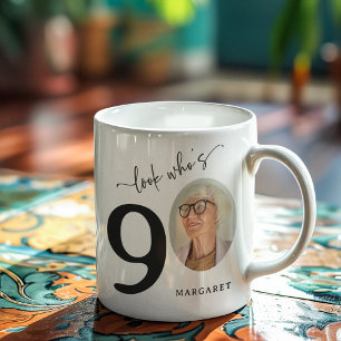 'Se hur 90' Stilfull 90-årsdag Kaffemugg
