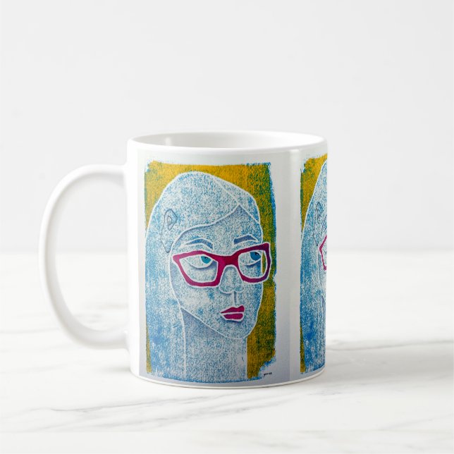 "Se igenom (2)" Kaffemugg (Vänster)