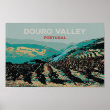 Se illustrationen av Douro-dalen, Portugal