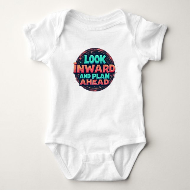 Se Inåt och Planera Framåt T Shirt (Framsida)