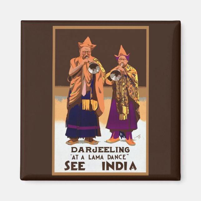 Se Indien ~ Darleeling Magnet (Framsidan)