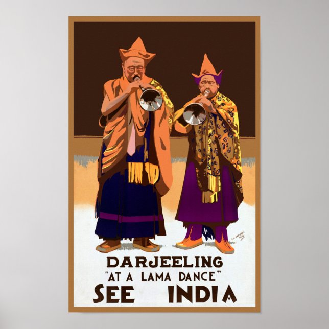 Se Indien ~ Darleeling Poster (Framsidan)