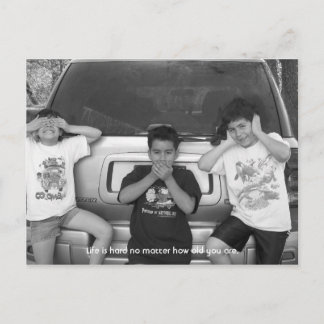 Se inget ont, säg inget ont, hör inget ont vykort