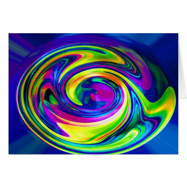 Se inombord hälsningskort (Framsidan Horizontal)