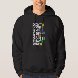 Se inte bakåt hoodie