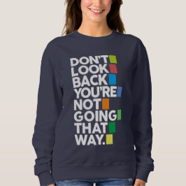 Se inte bakåt t shirt
