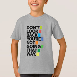 Se inte bakåt t shirt