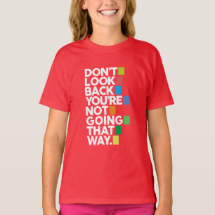 Se inte bakåt t shirt