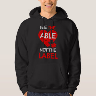 Se inte märkningens autismmedvetandegörande månad hoodie