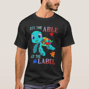 Se inte märkningsljudets medvetande om tism. t shirt