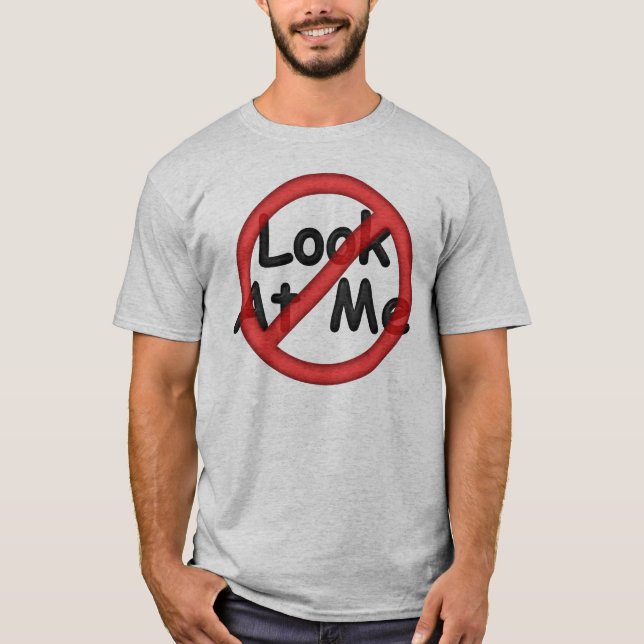 Se inte mig t shirt (Framsida)
