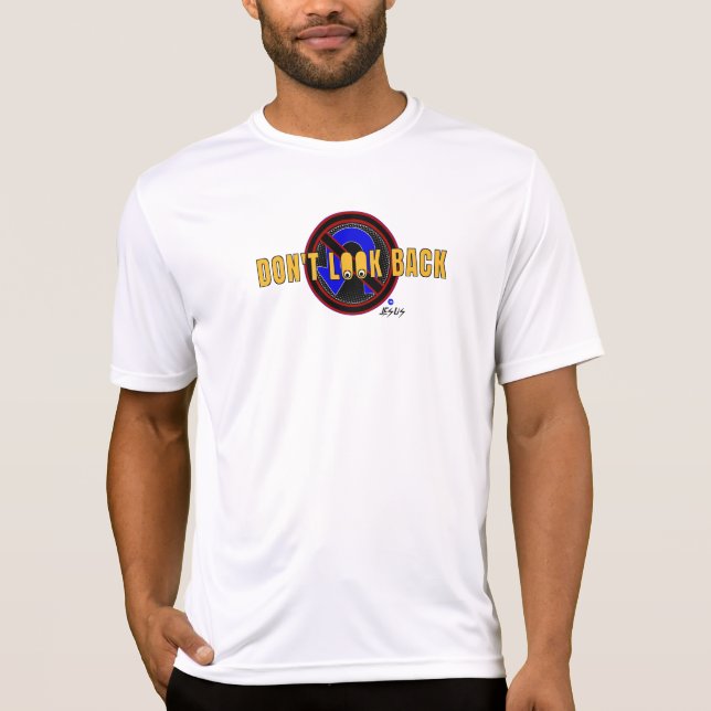 Se inte tillbaka på Christian Funny T Shirt (Framsida)