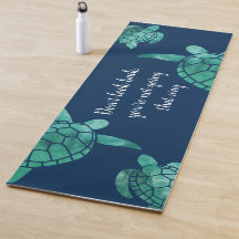 Se inte tillbaka Swimming Teal Turtles Blue