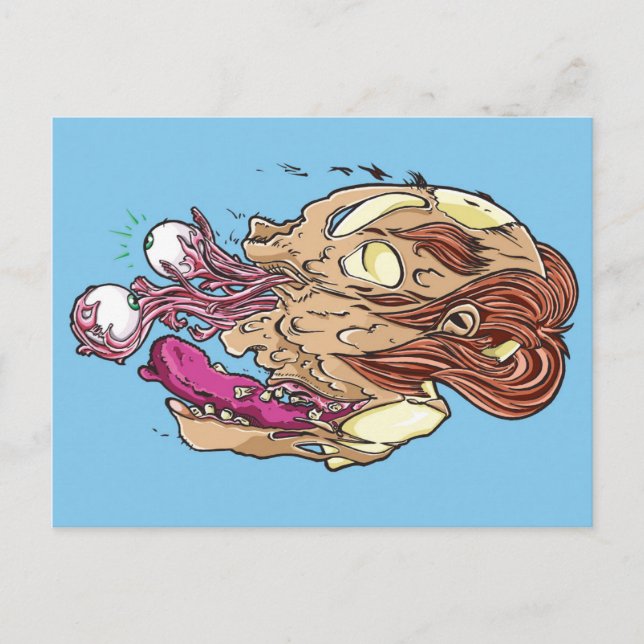 Se inte tillbaka! vykort (Framsida)