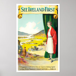 Se Irlands förstahandsreseaffär Poster