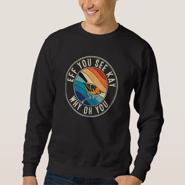 Se Kay Retro 80-talets Oriole Lång Ärmad Tröja (Framsida)