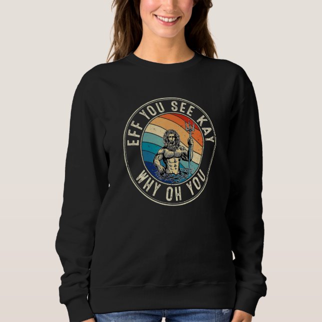 Se Kay Retro 80s Poseidon T Shirt (Framsida)