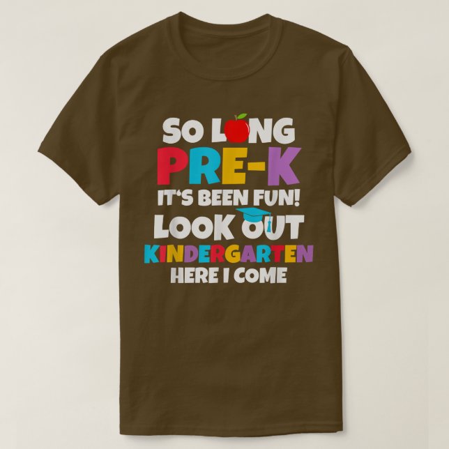 Se Kindergarten Pre K Student Preschool Gra T Shirt (Design framsida)