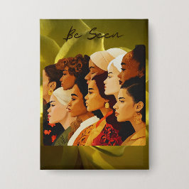 "Se" Kvinnohistoriens månad Knapp