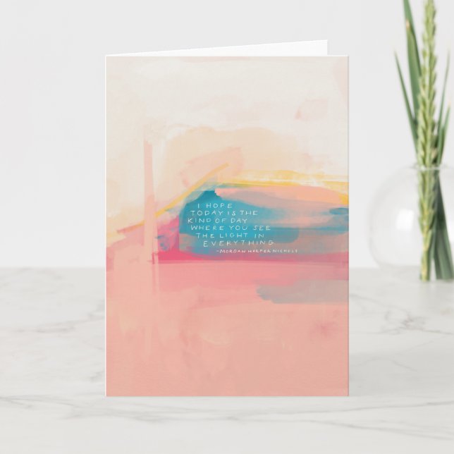 "Se ljuset i allt"-kort Kort (Framsida)