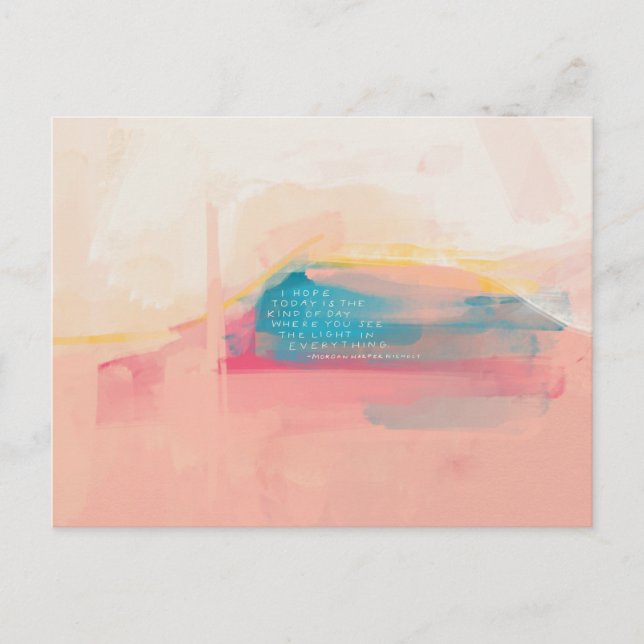 "Se ljuset i allt" vykort (Framsida)