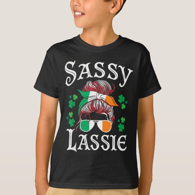 Se lögn St Patricks Day Shamrock  T Shirt (Framsida)