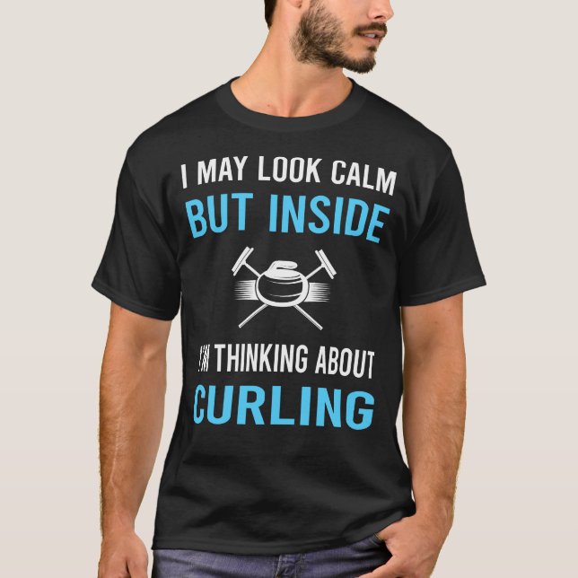Se Lugn Curling T Shirt (Framsida)