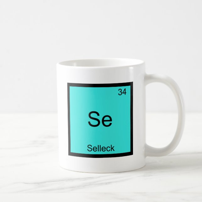Se - Magnum för symbol för Selleck kemiinslag Kaffemugg (Höger)