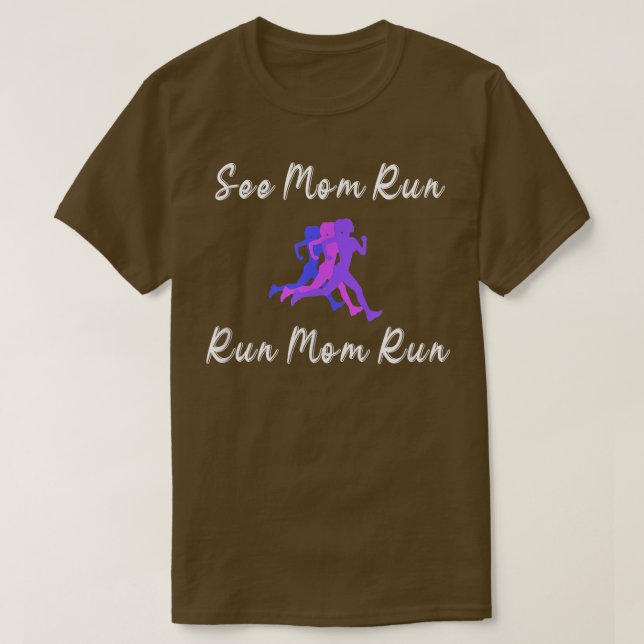 Se Mamma Springa Pun Running Streak Motivation Spr T Shirt (Design framsida)