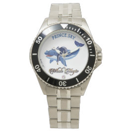 Se Manar Prince Himlar Stainless Steel Watch Armbandsur