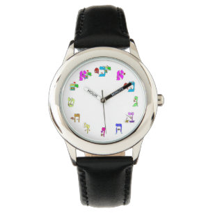 Se med Hebrew alef bet Armbandsur