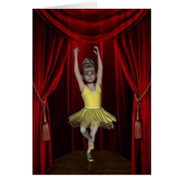 Se mig dansa hälsningskort (Framsidan)