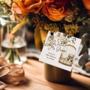 Se mig Grow Boho Plant Baby Shower Gåvor Etiketter