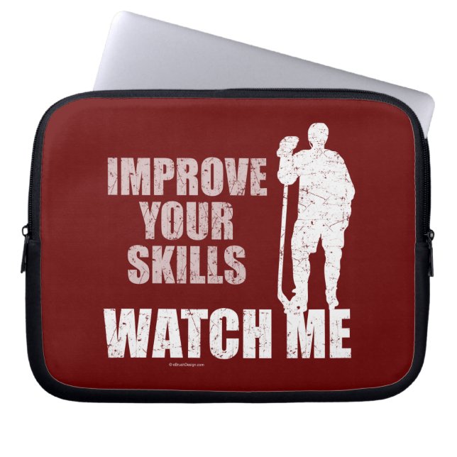 Se mig (Hockey) Laptop Fodral (Framsidan)
